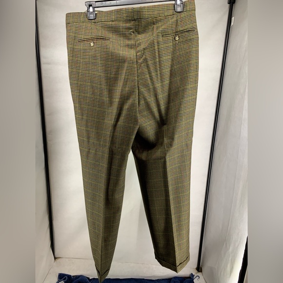 Berle Wool Dress pants 38/30 French cuff Men A1Condition - Picture 4 of 7